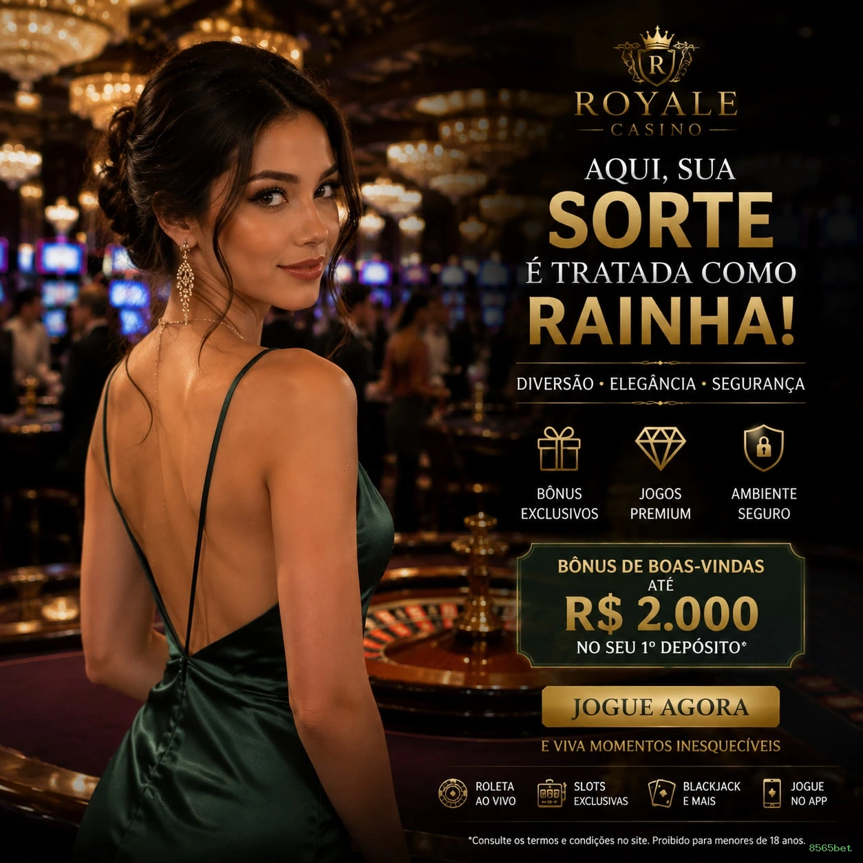 Bônus boas-vindas 8565bet R$100